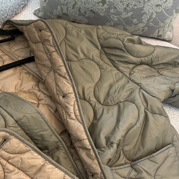Olive Quilted Jacket - Picture 5 of 11